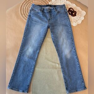 Lucky Brand Women's Cropped Blue Jeans